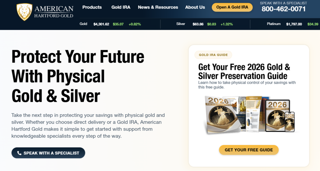 Augusta Precious Metals Vs American hartford Gold