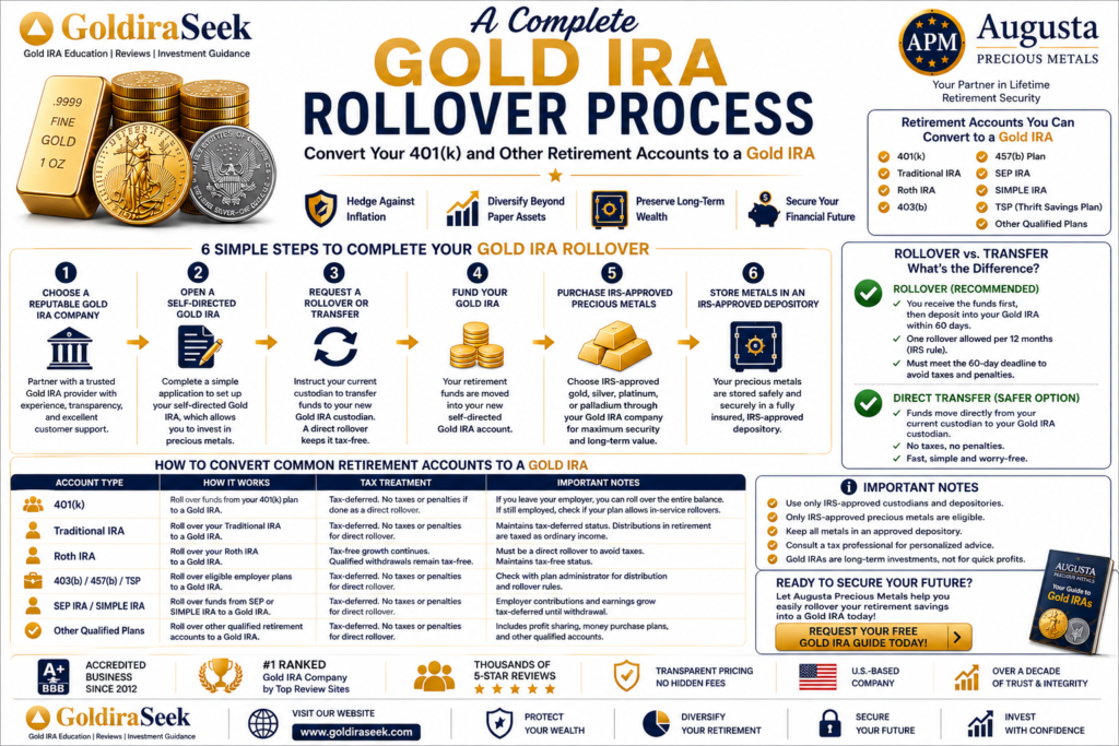 Augusta precious Metals rollover Process
