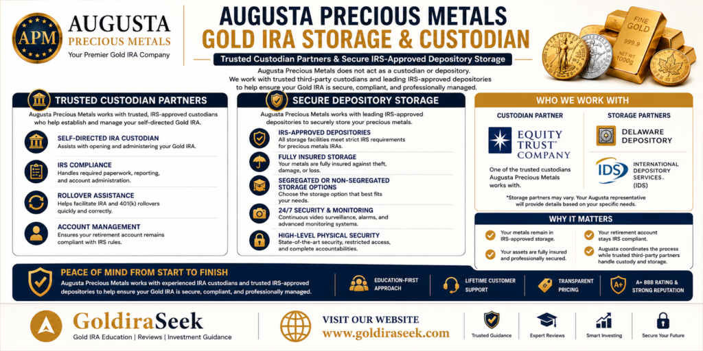 Augusta Storage & custodian